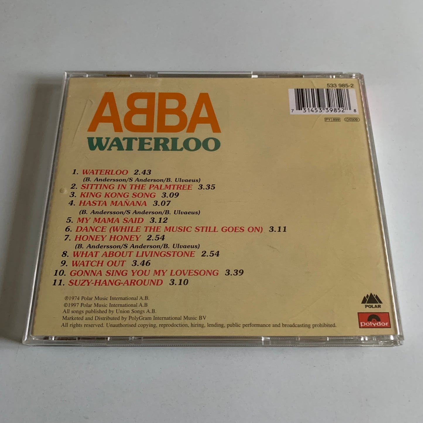 CD - ABBA - Waterloo - 1997 Occasion