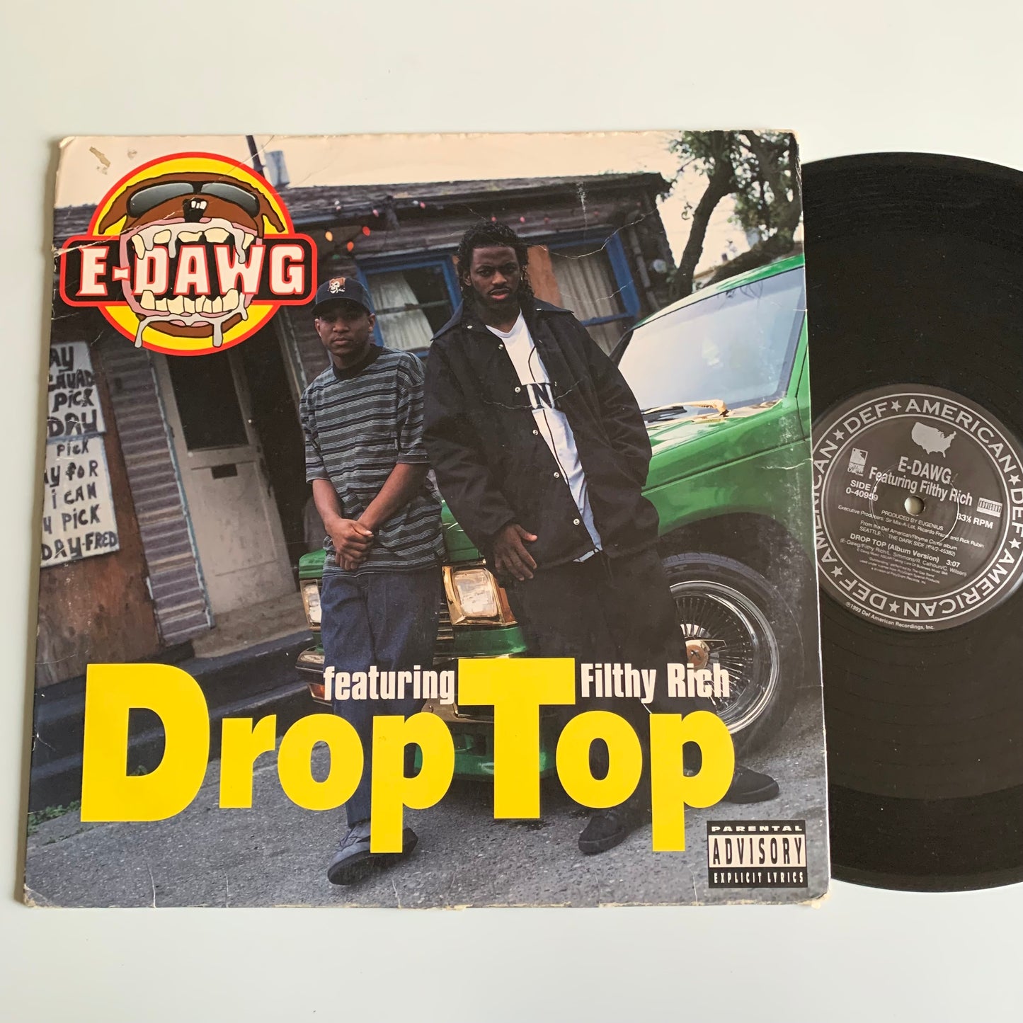 E-Dawg - Filthy Rich - Drop Top - Single 1993