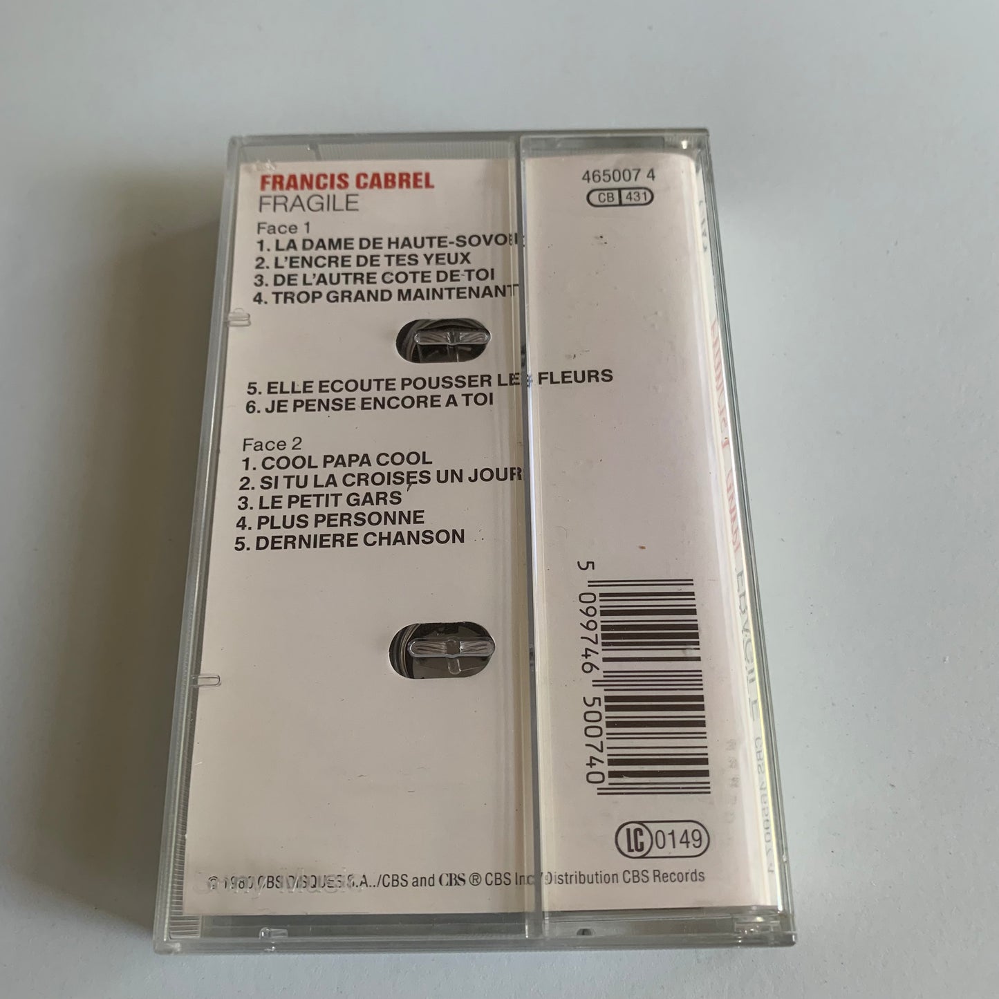 Francis Cabrel - Fragile - 1989 Occasion