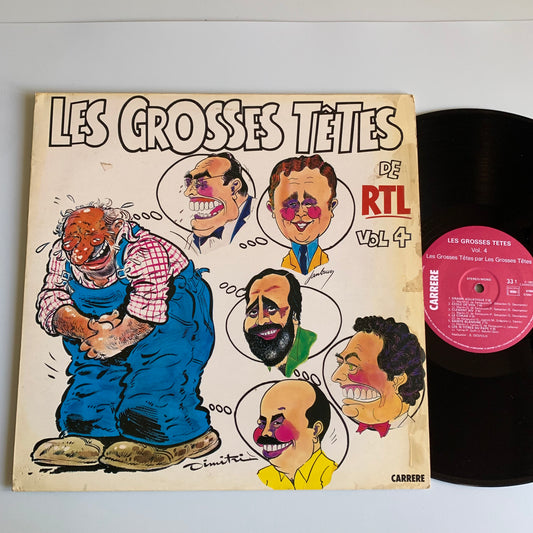 Les Grosses Têtes - Les Grosses Têtes De RTL Vol 4 - 33 tours 1983 Occasion
