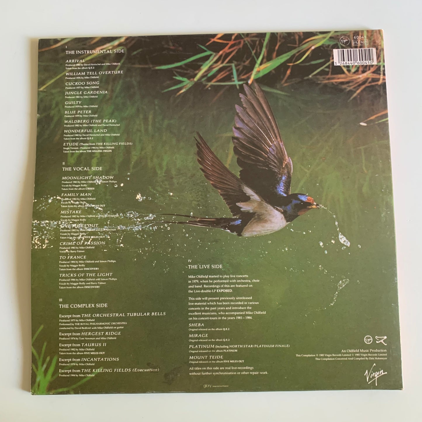 Mike Oldfield - The Complete - Double LP 1985 Occasiono