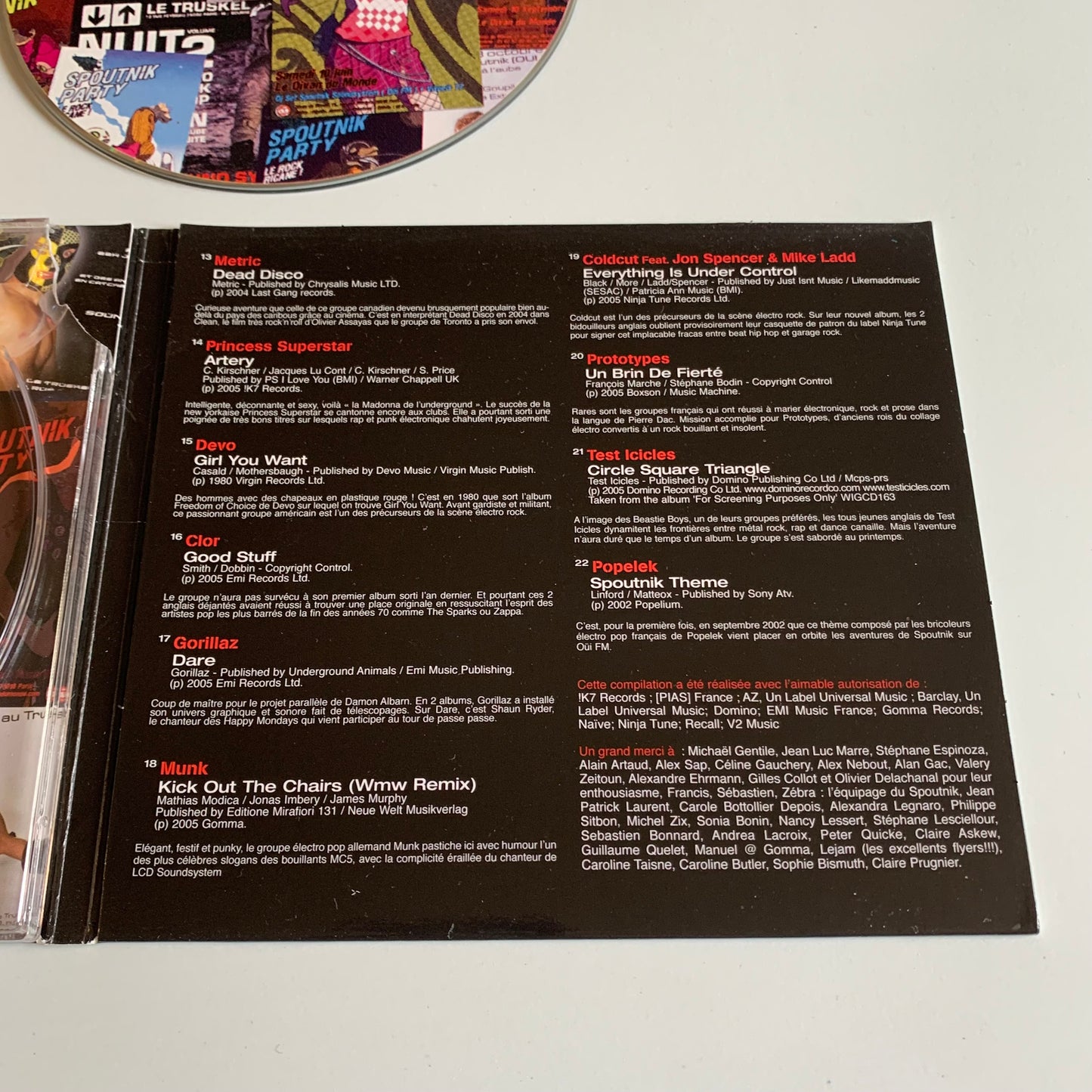 CD - Compilation - OUI FM - Rock Club ⋆1⋆ - 2006 Occasion