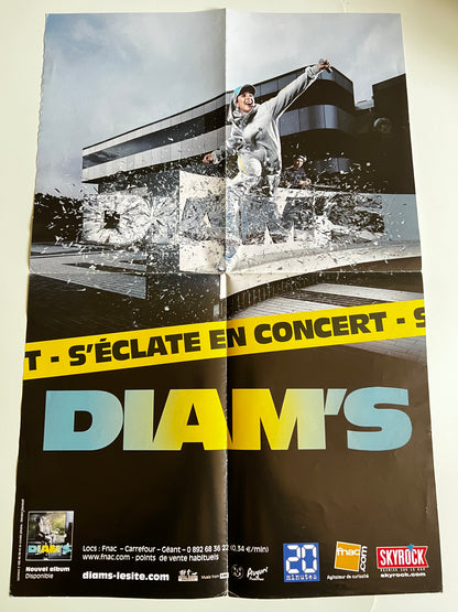Affiche Poster Original Diam’s S’Eclate En Concert 2009 - 60x40cm