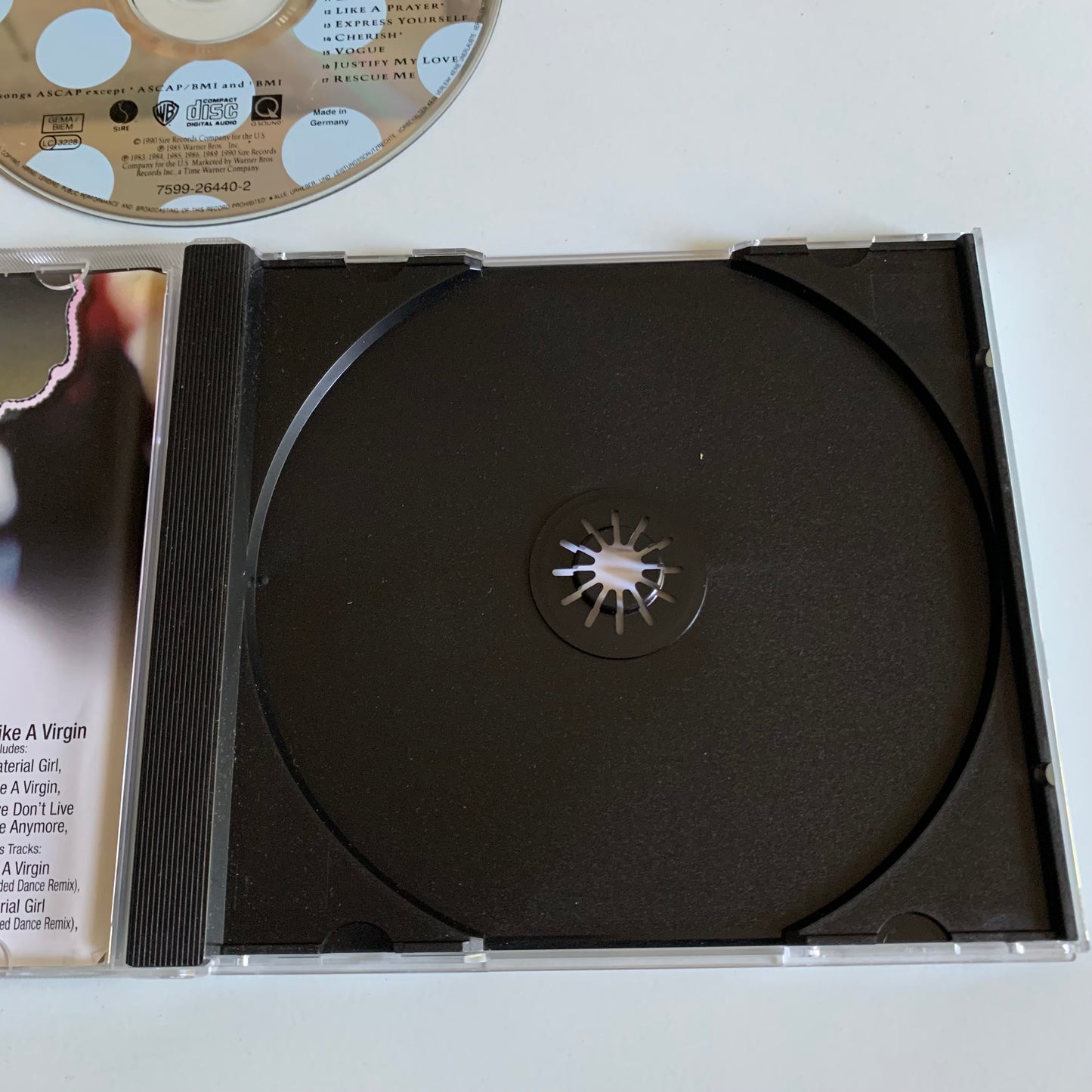 CD - Madonna - The Immaculate Collection - 1990 Occasion