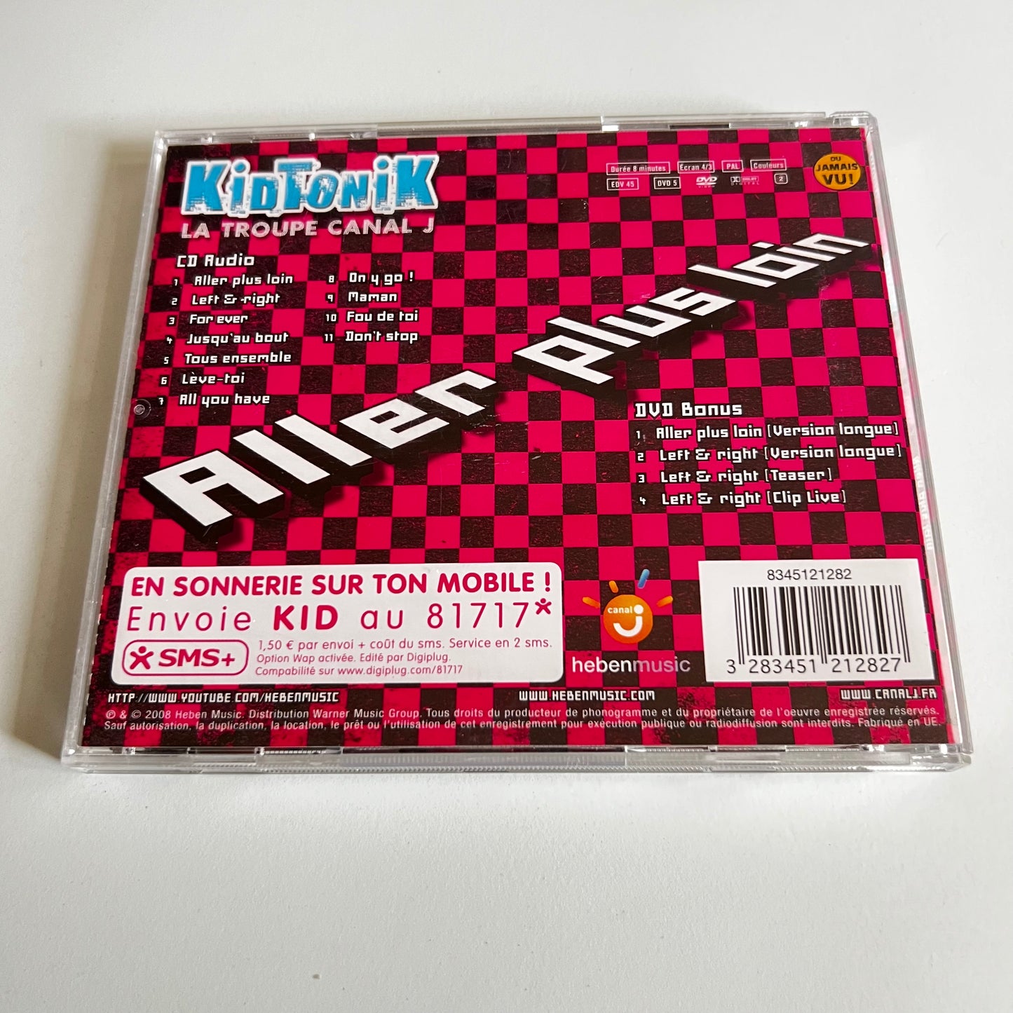 CD & DVD - Kidtonik - Aller Plus Loin - 2008