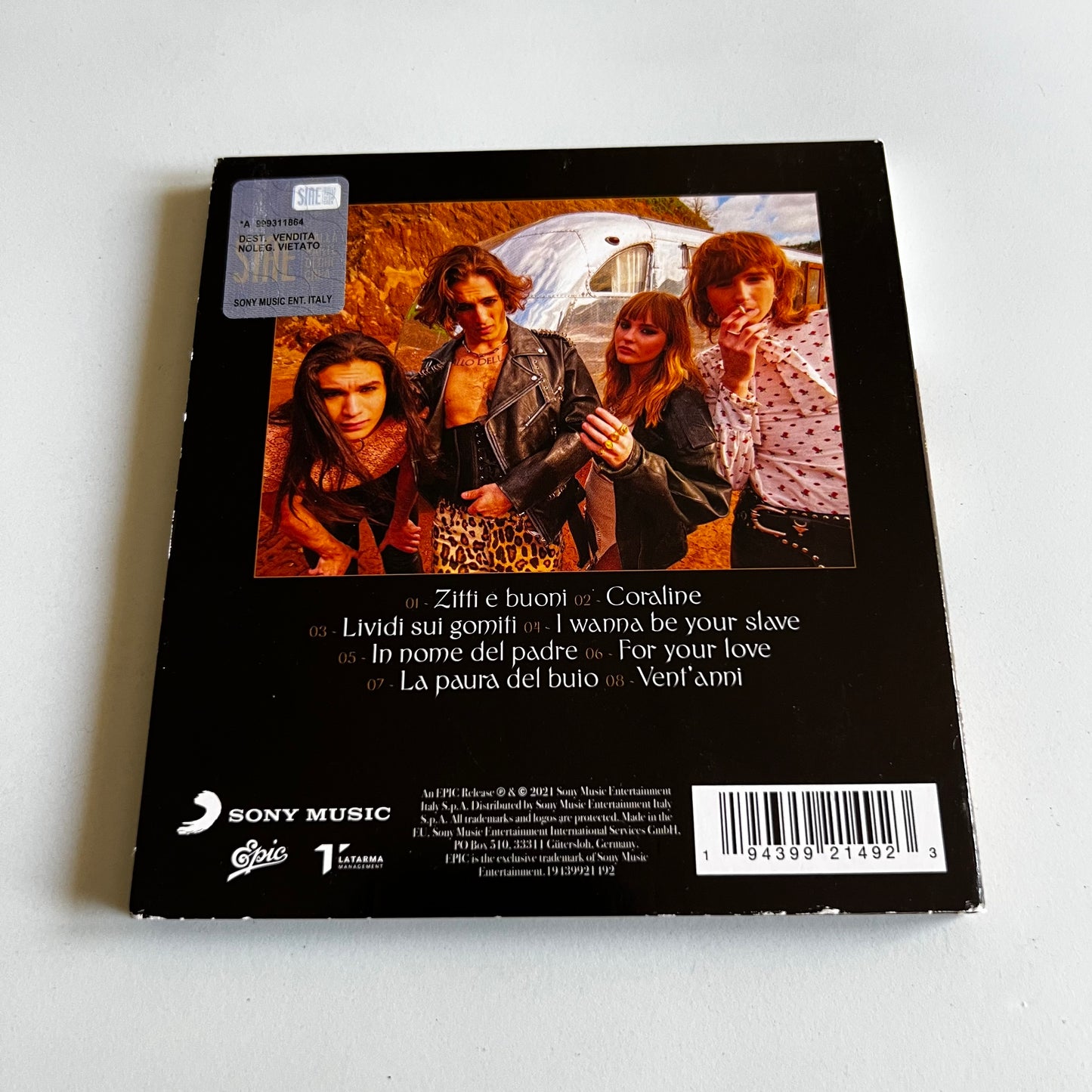 CD - Måneskin - Teatro D'Ira - Vol.I - Special Edition, 24-page booklet 2021