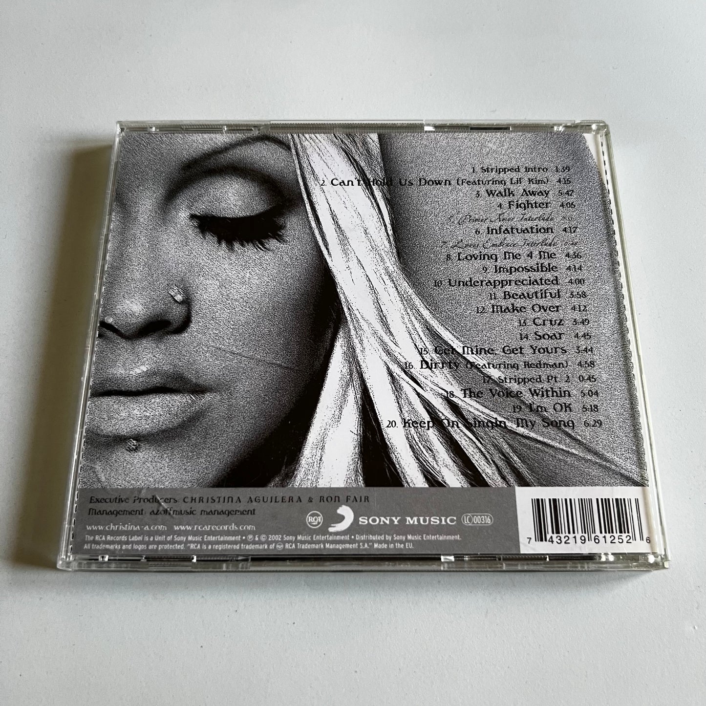 CD - Christina Aguilera - Stripped - 2002