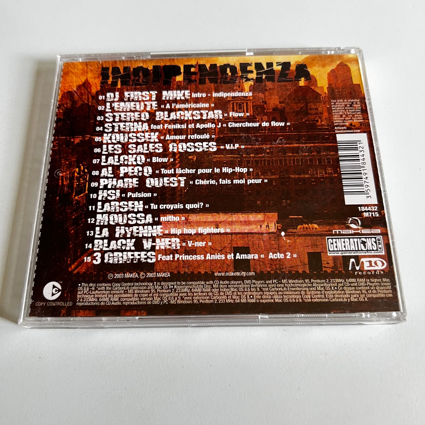CD Compilation - Indipendenza - 2003