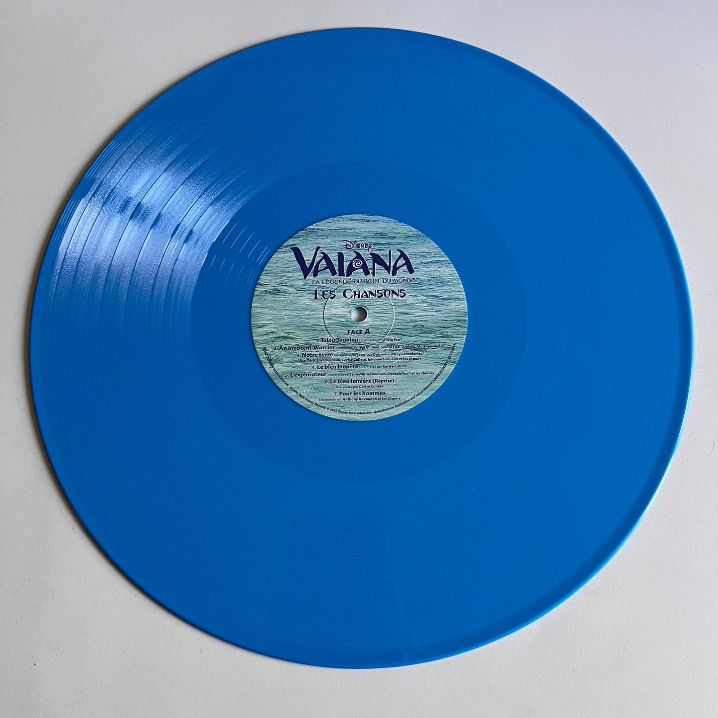 Disney Vaiana La Légende Du Bout du Monde Les Chansons - LP Blue 2025