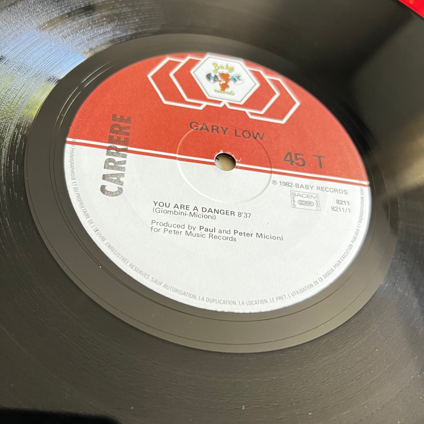 Gary Low - You Are A Danger - Maxi Single 1982