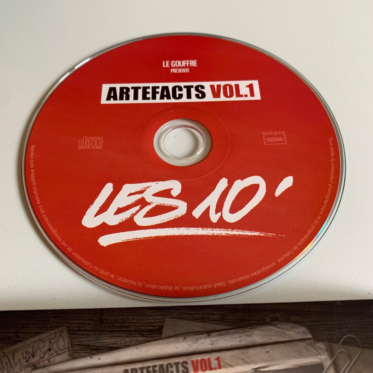 CD Dédicacé - Les 10' - Artefacts Vol.1 - 2017