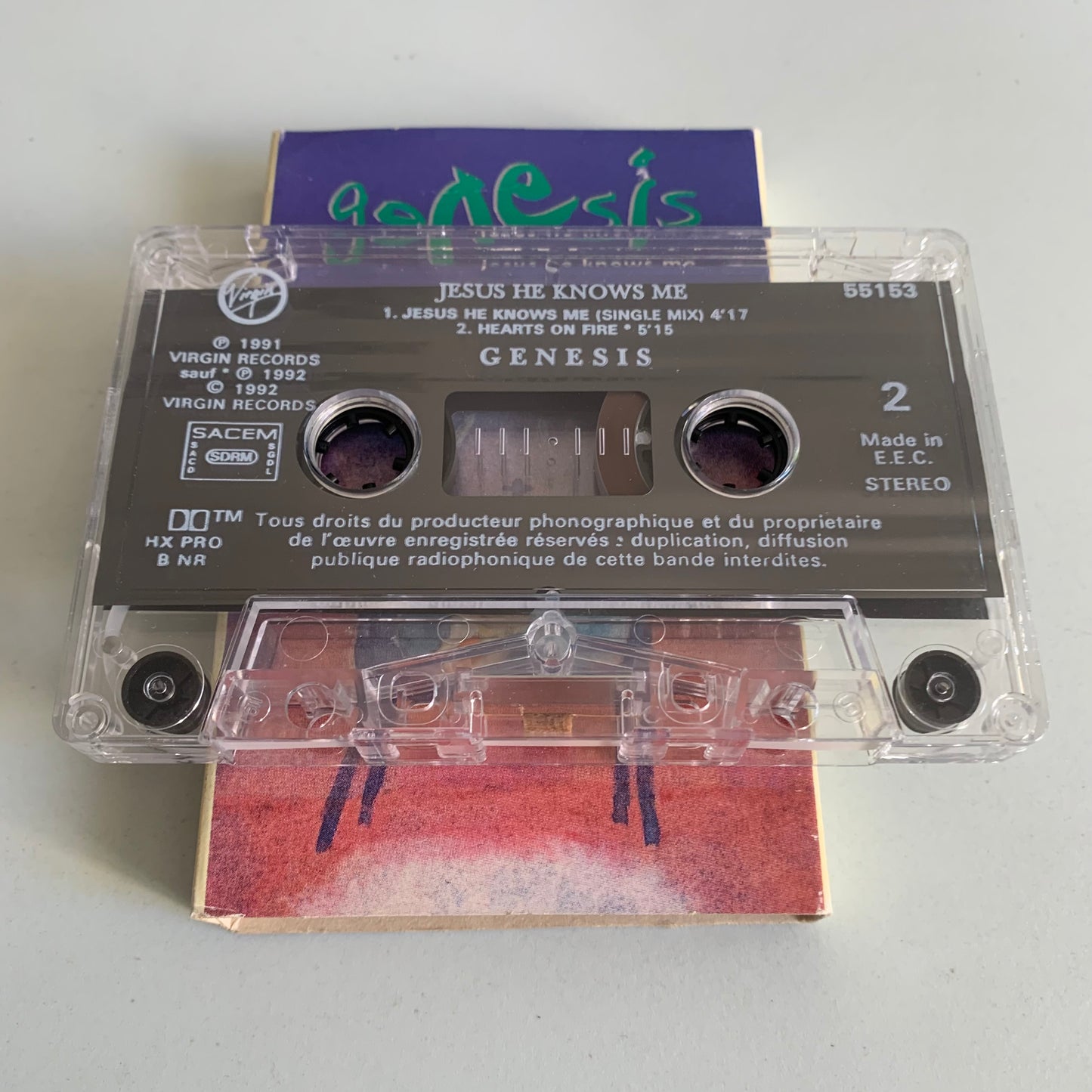 Genesis - Jesus He Knows Me - Single 1992 Occasion