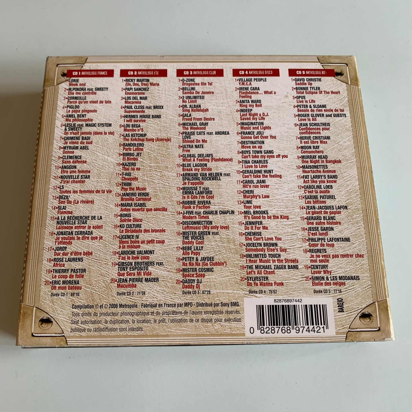 CD - Compilation - Les 100 Hits Incontournables - 2006