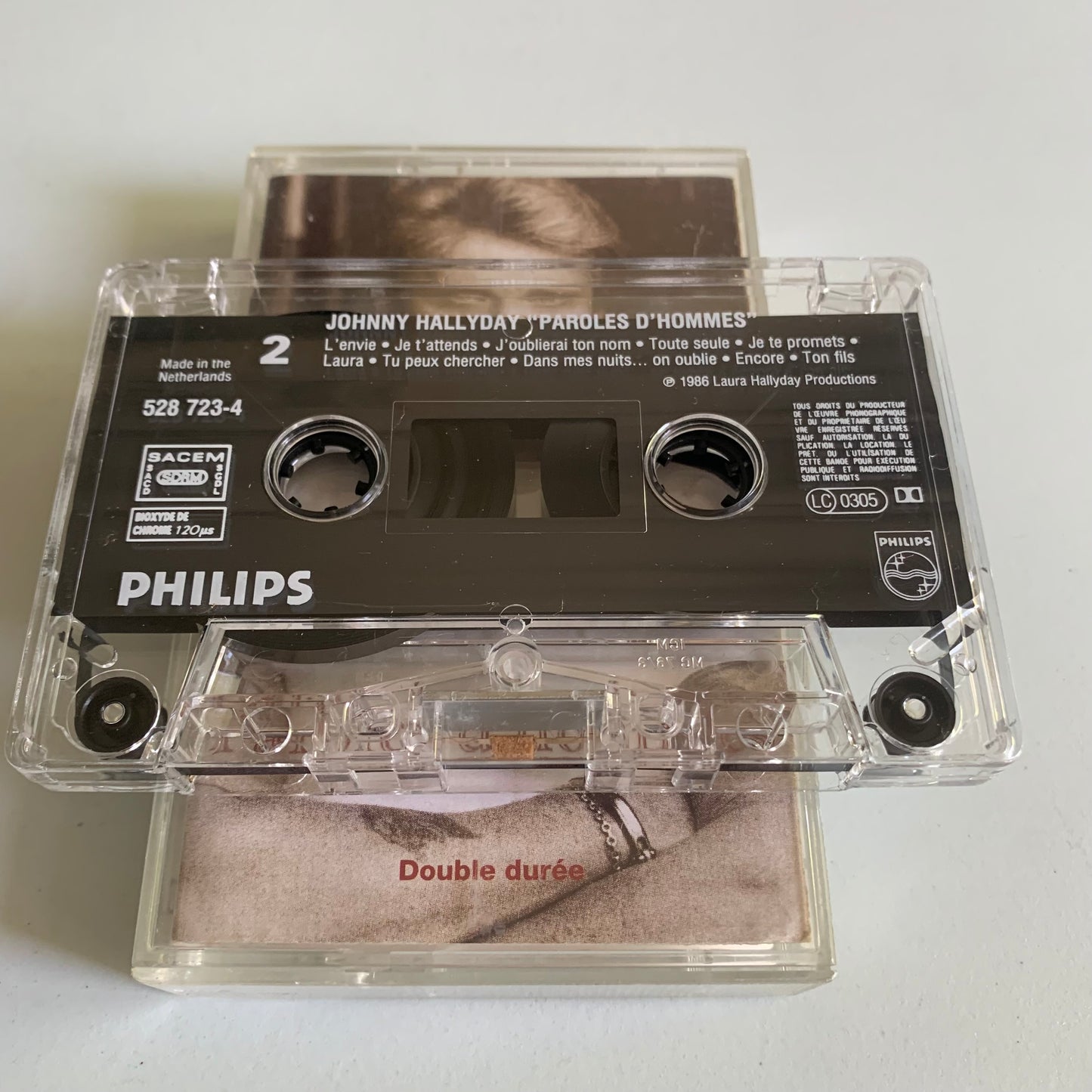 Johnny Hallyday - Paroles D'hommes - 1995 Occasion