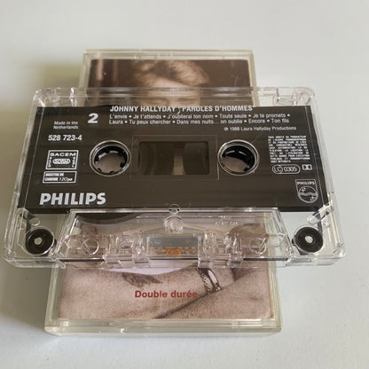 Johnny Hallyday - Paroles D'hommes - 1995 Occasion