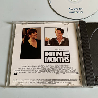 CD - Hans Zimmer - Nine Months (Original Motion Picture Soundtrack) - 1995 Occasion