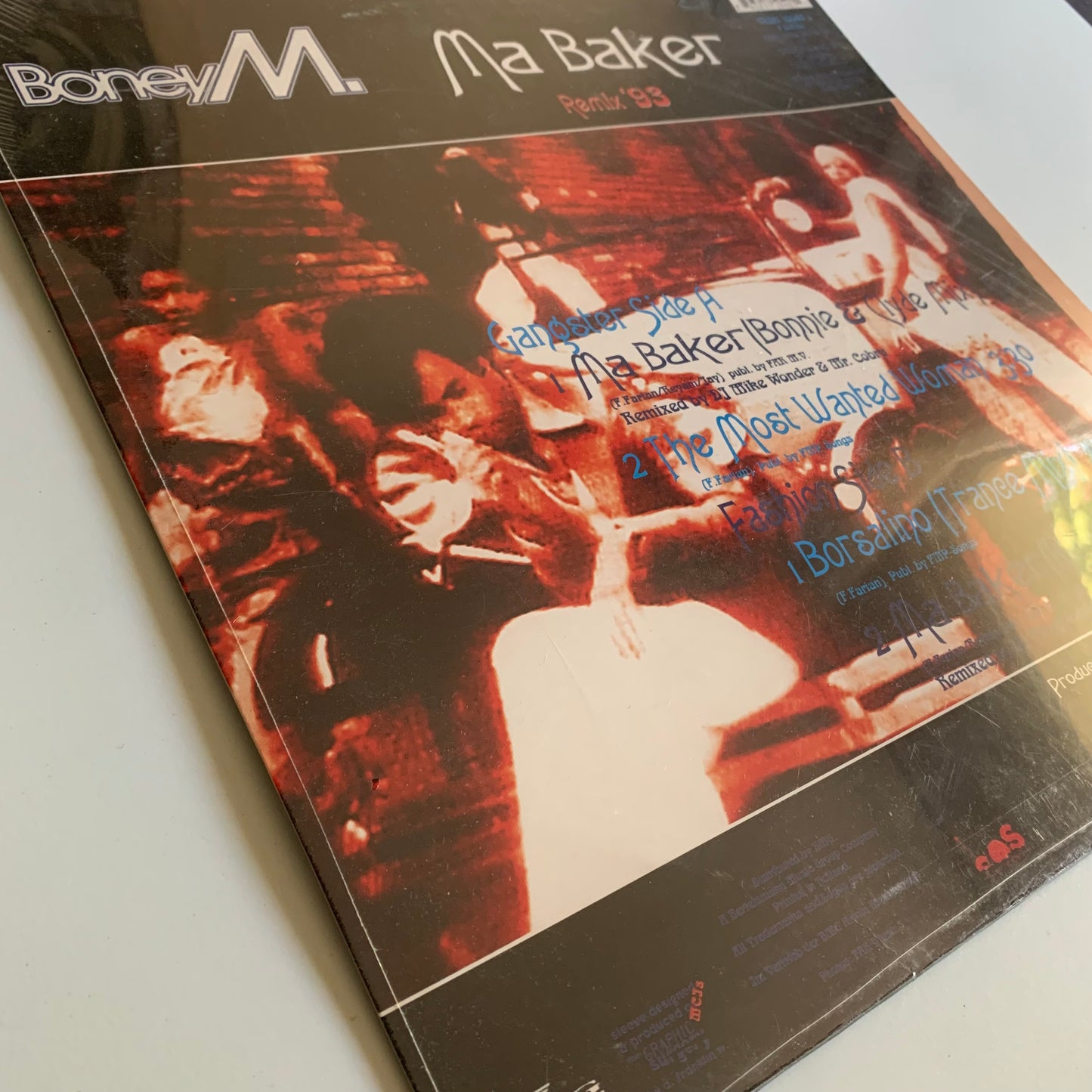 Boney M - Ma Baker Remix ´93 -  Vinyle Single 1993 Neuf sous Blister