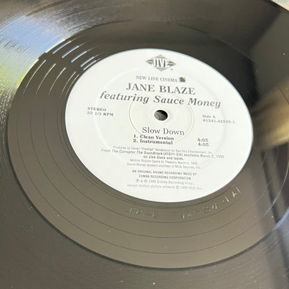 Jane Blaze - Sauce Money - Slow Down - Single Promo 1999