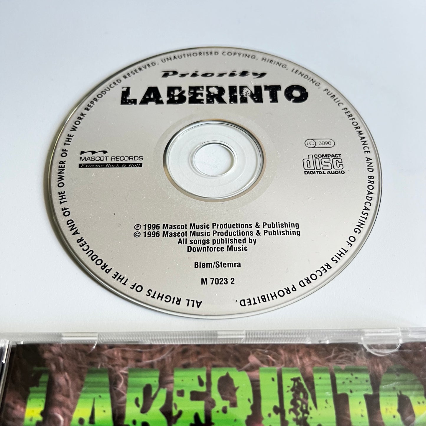 CD - Laberinto - Priority - 1996
