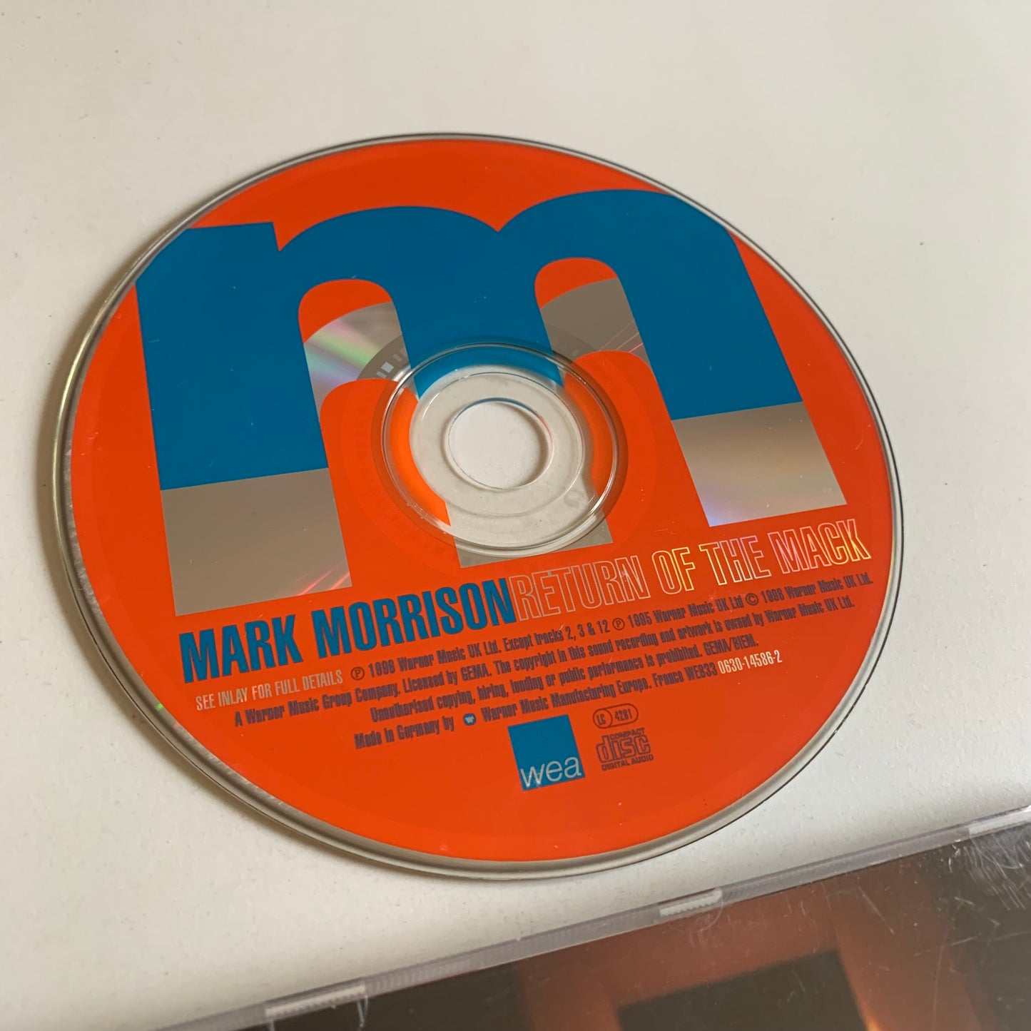 CD - Mark Morrison - Return Of The Mack - 1996 Occasion