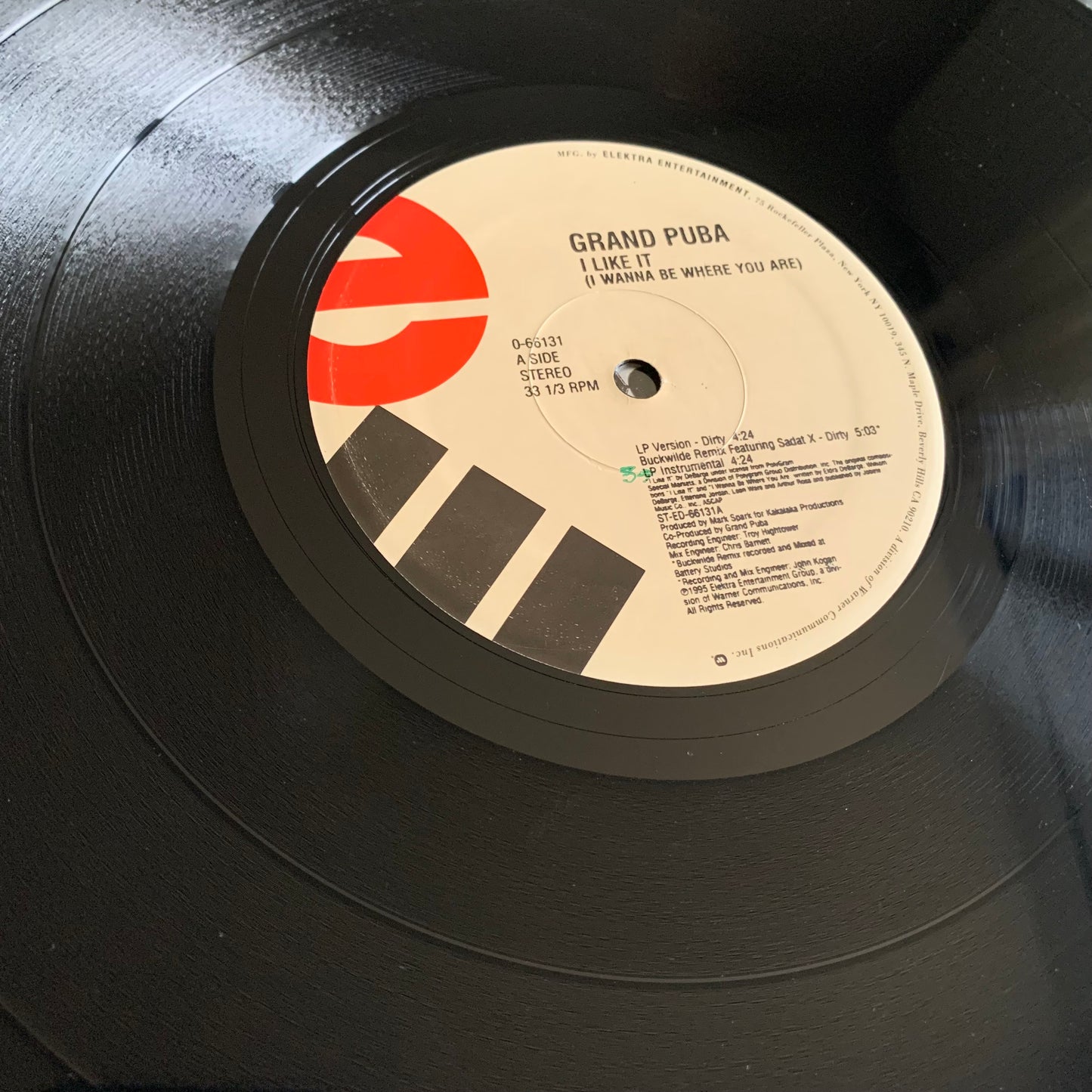 Grand Puba - I Like It (I Wanna Be Where You Are) / A Little Of This - Single 1995