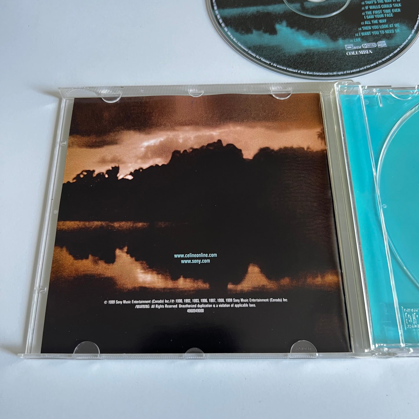 CD - Celine Dion - All The Way A Decade Of Song - 1999