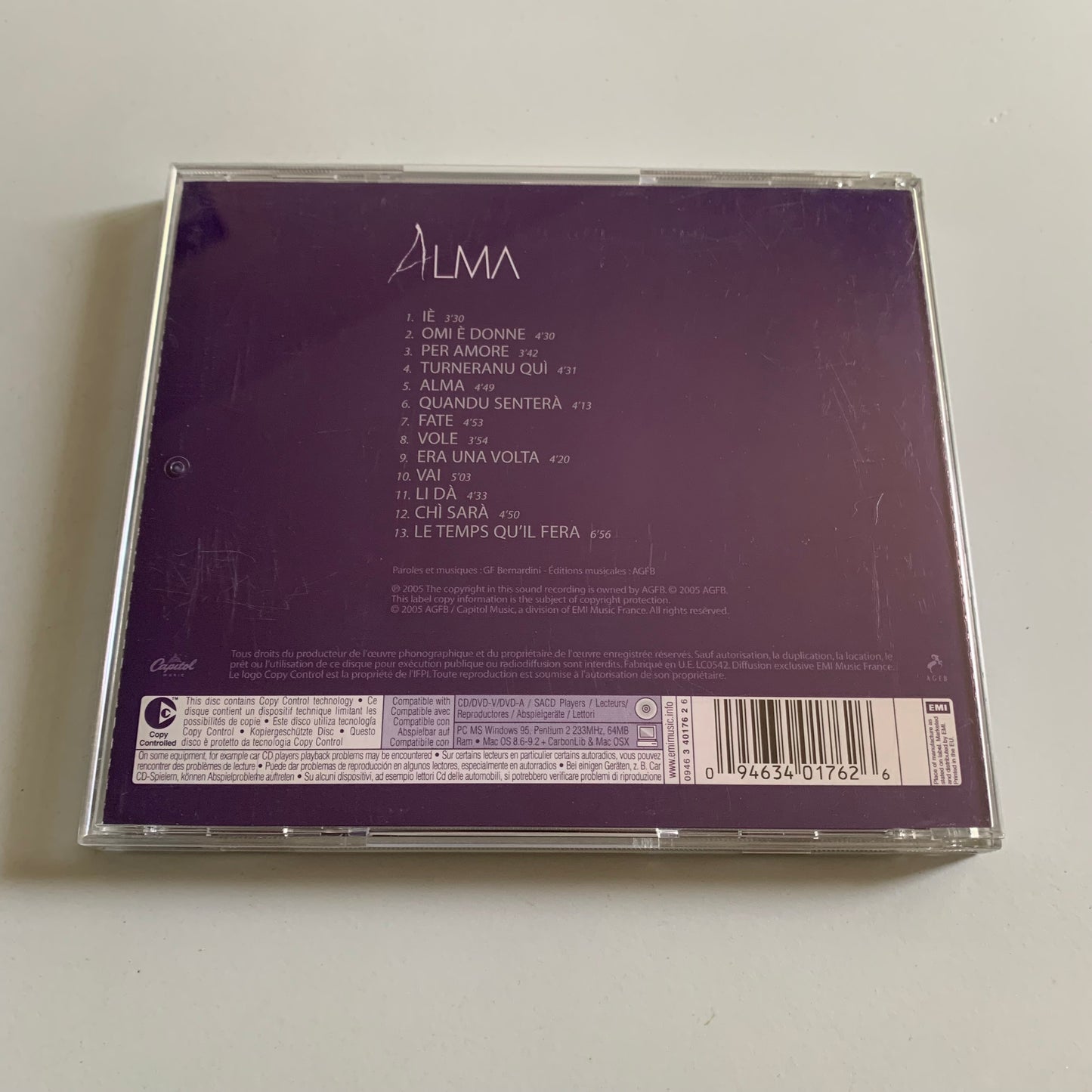 CD - I Muvrini - Alma - 2005 Occasion