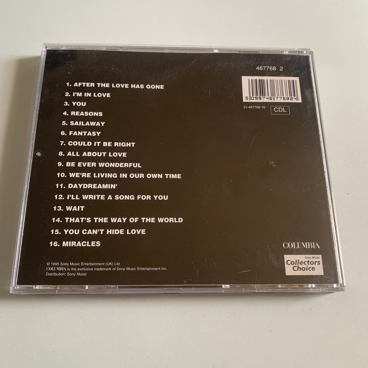 Earth, Wind & Fire - The Love Songs - 1991 Occasion