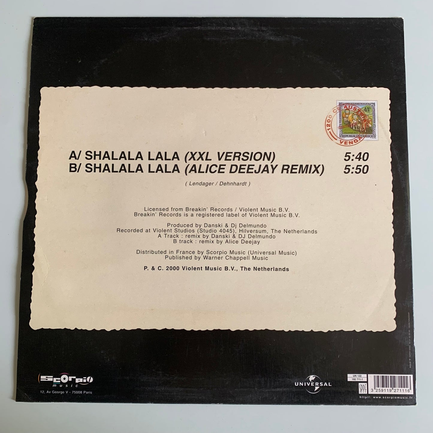 Vengaboys - Shalala Lala - 12’ 2000 Occasion