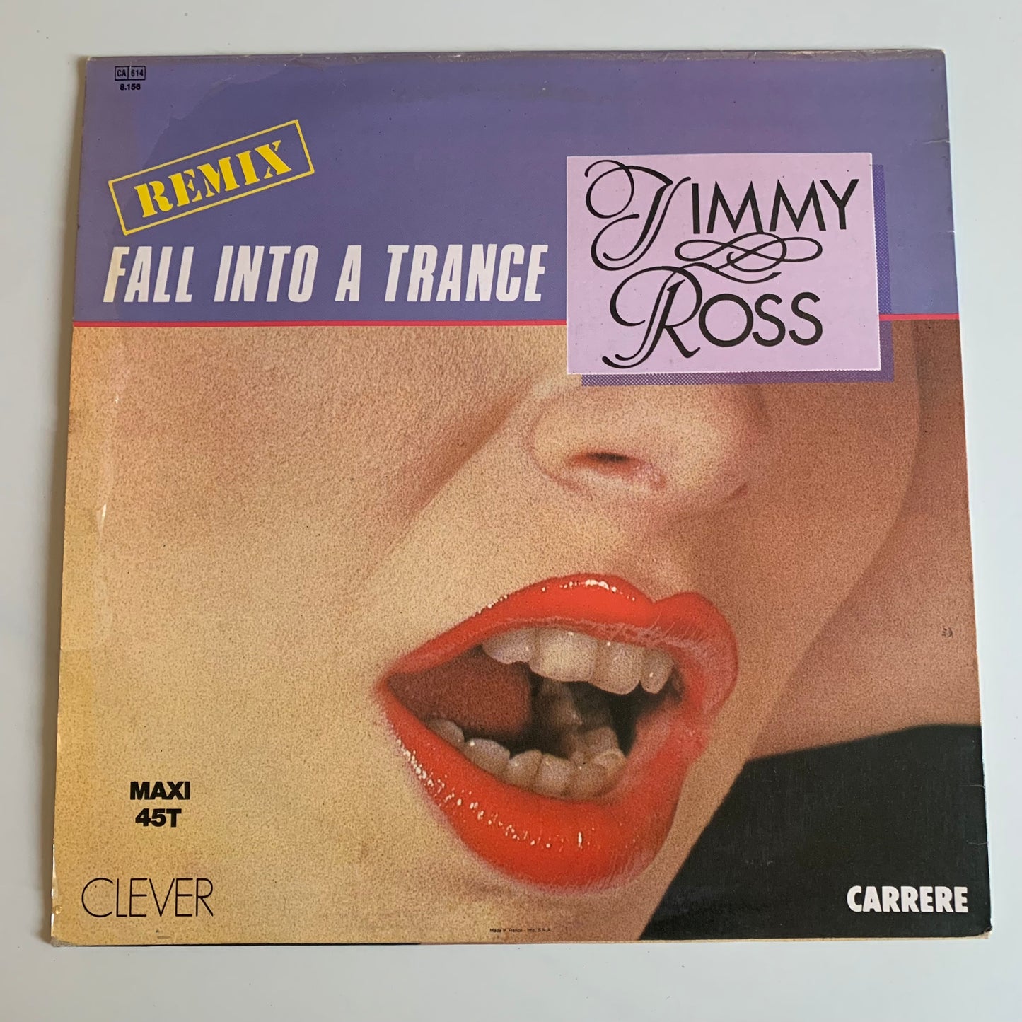 Jimmy Ross - Fall Into A Trance Remix - Maxi 45t. 1982 Occasion