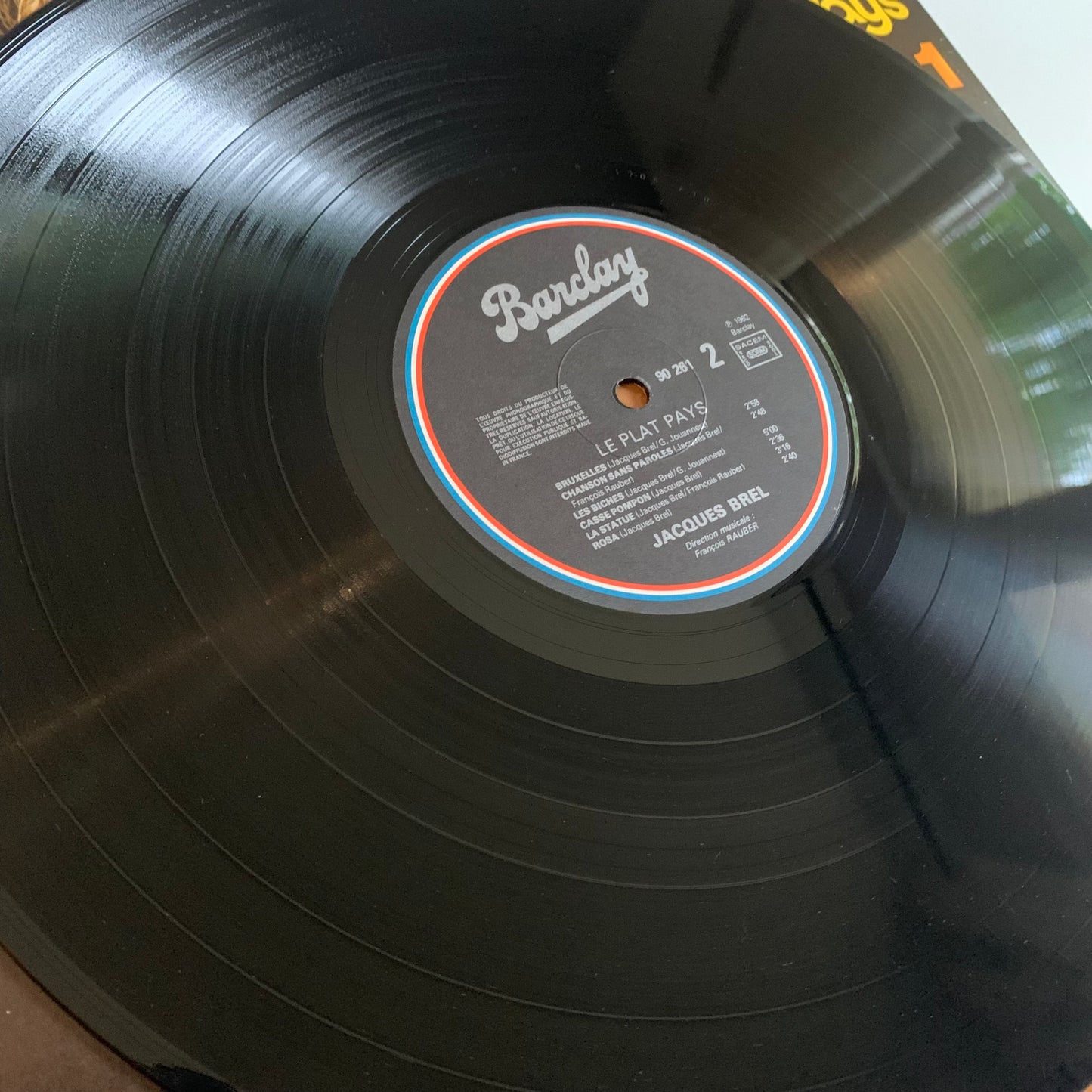 Jacques Brel - Le Plat Pays 1 - LP 1978 Occasion