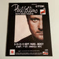Affiche Originale Phil Collins - Concert Tour’ 1994 - Page de Magazine 30x23cm