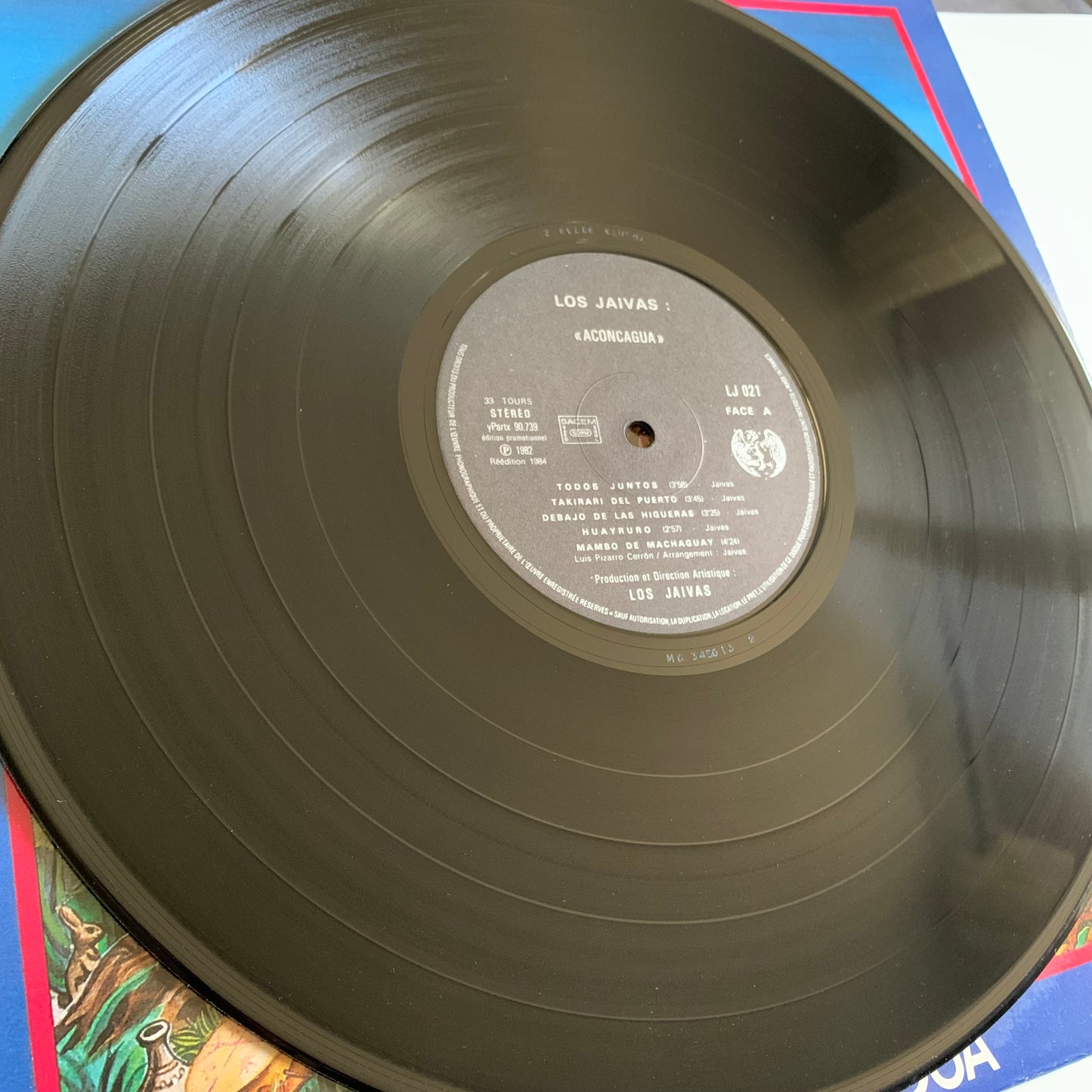 Los Jaivas - Aconcagua - LP Promo 1984