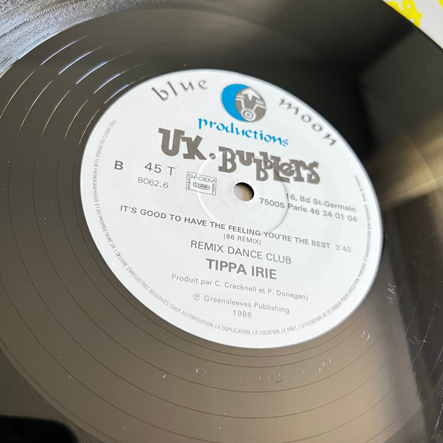 Tippa Irie - Hello Darling - Maxi Single 1986