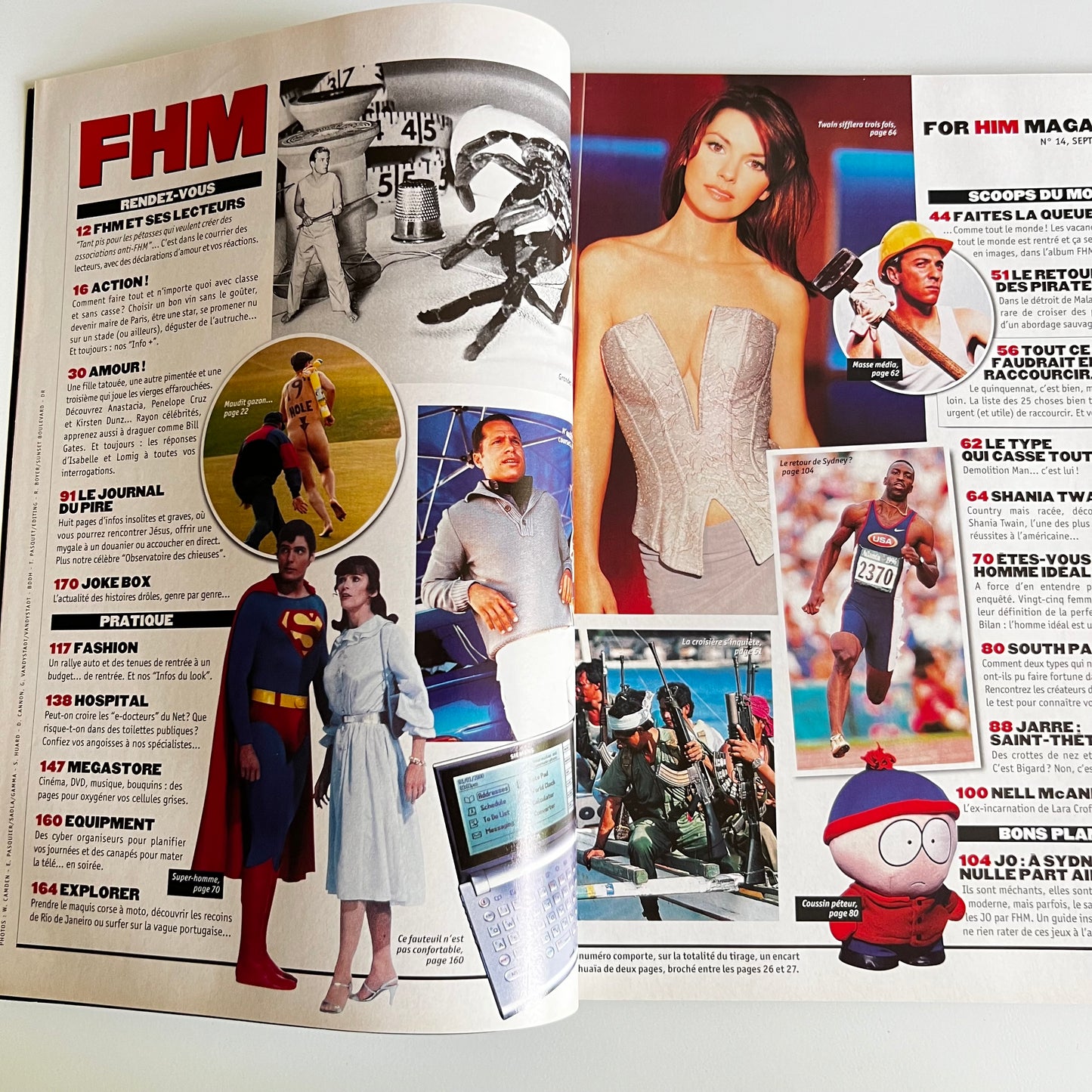 Magazine FHM - Shania Twain - Nº14 Septembre 2000