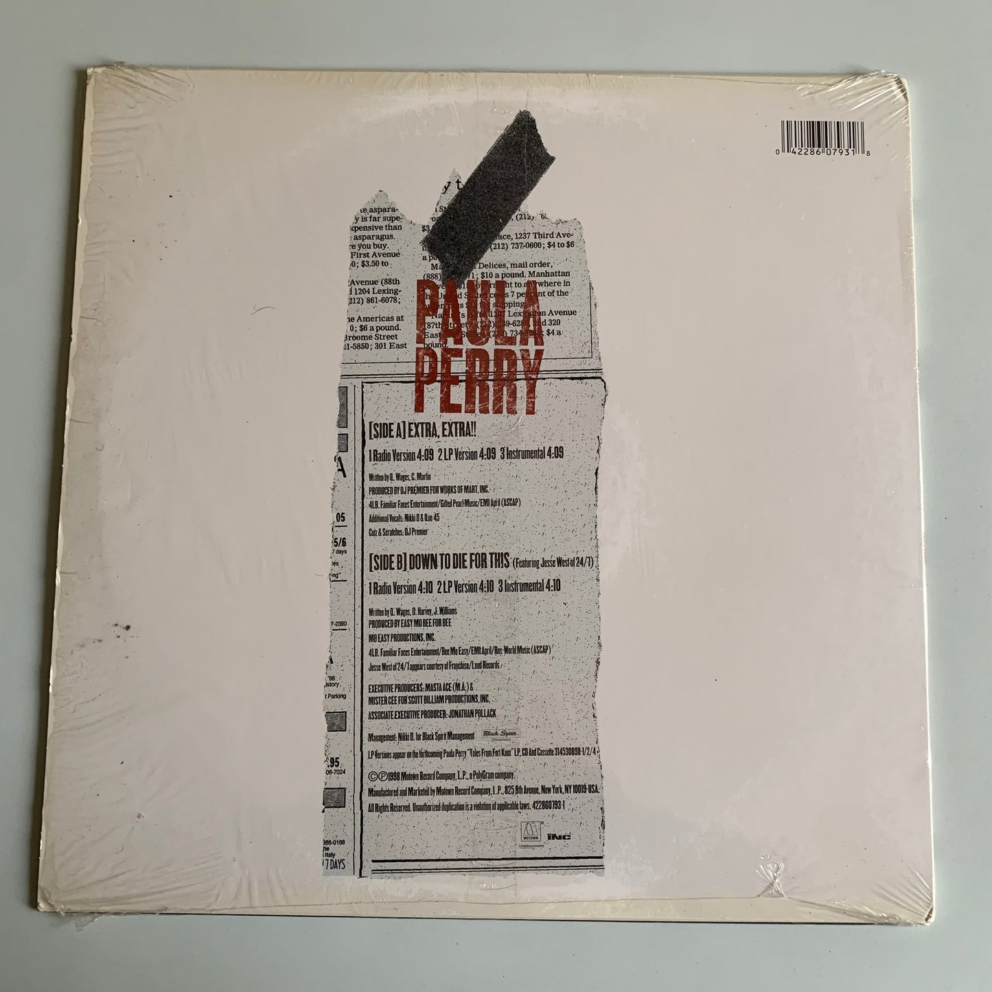 Paula Perry - Extra, Extra!! - Single 1998