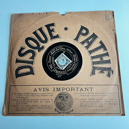 Disque Pathé - Le Grand Mogol / Faust - 25cm