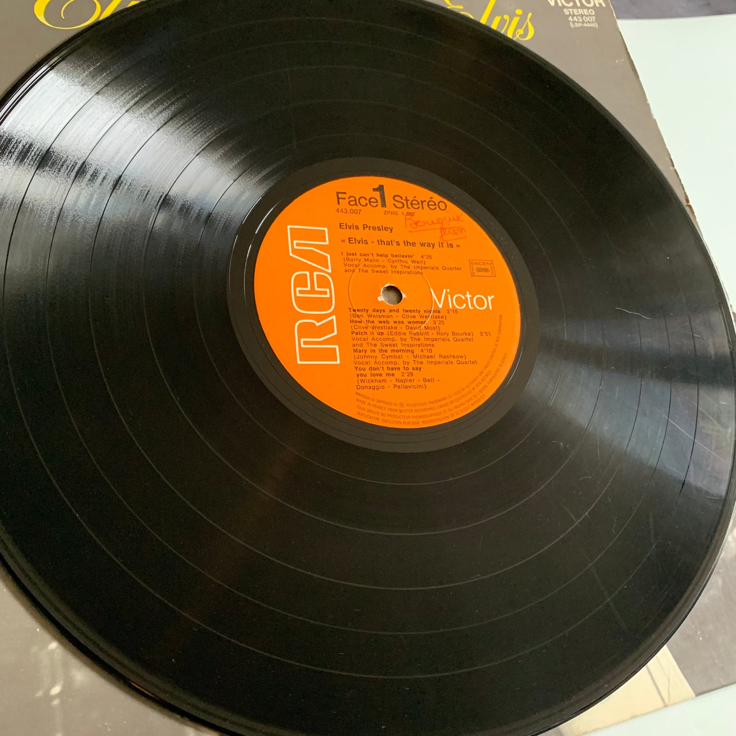 Elvis Presley - Elvis - That's The Way It Is - LP 1971 Occasion