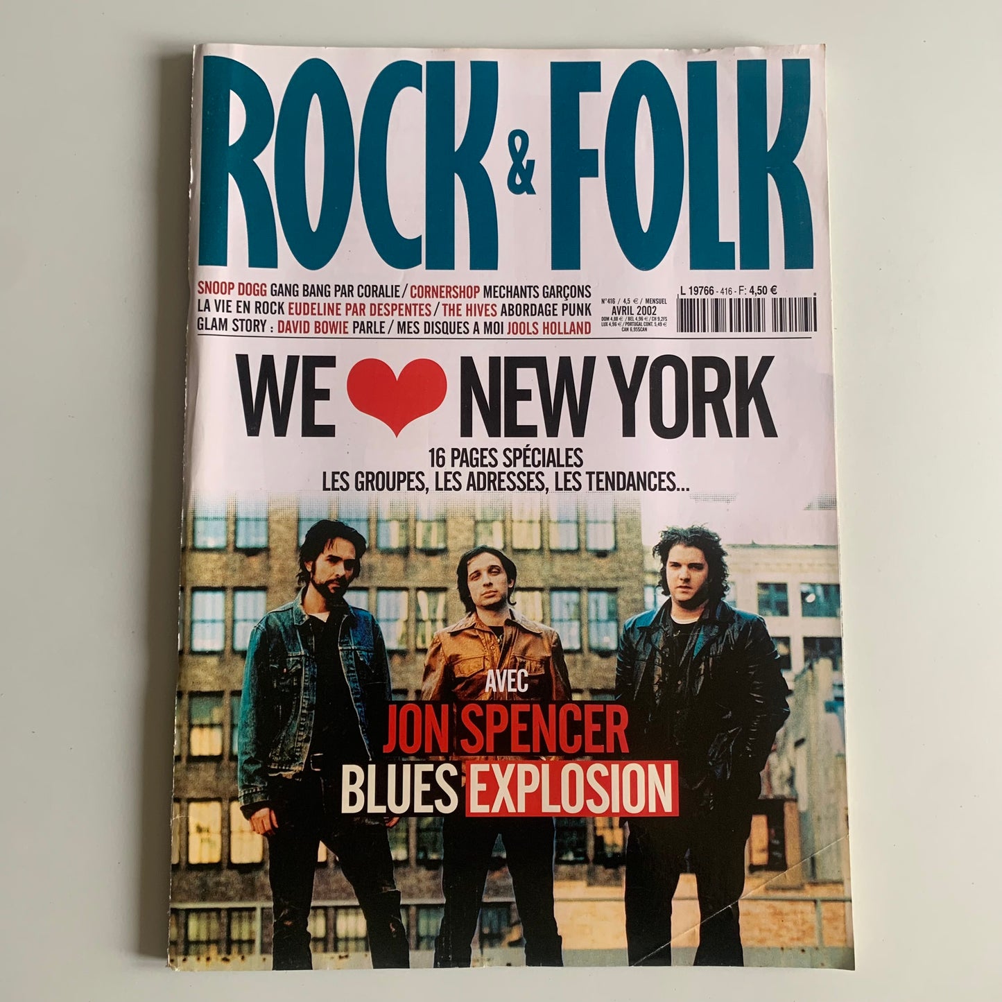 Magazine Rock & Folk - Nº416 Avril 2002