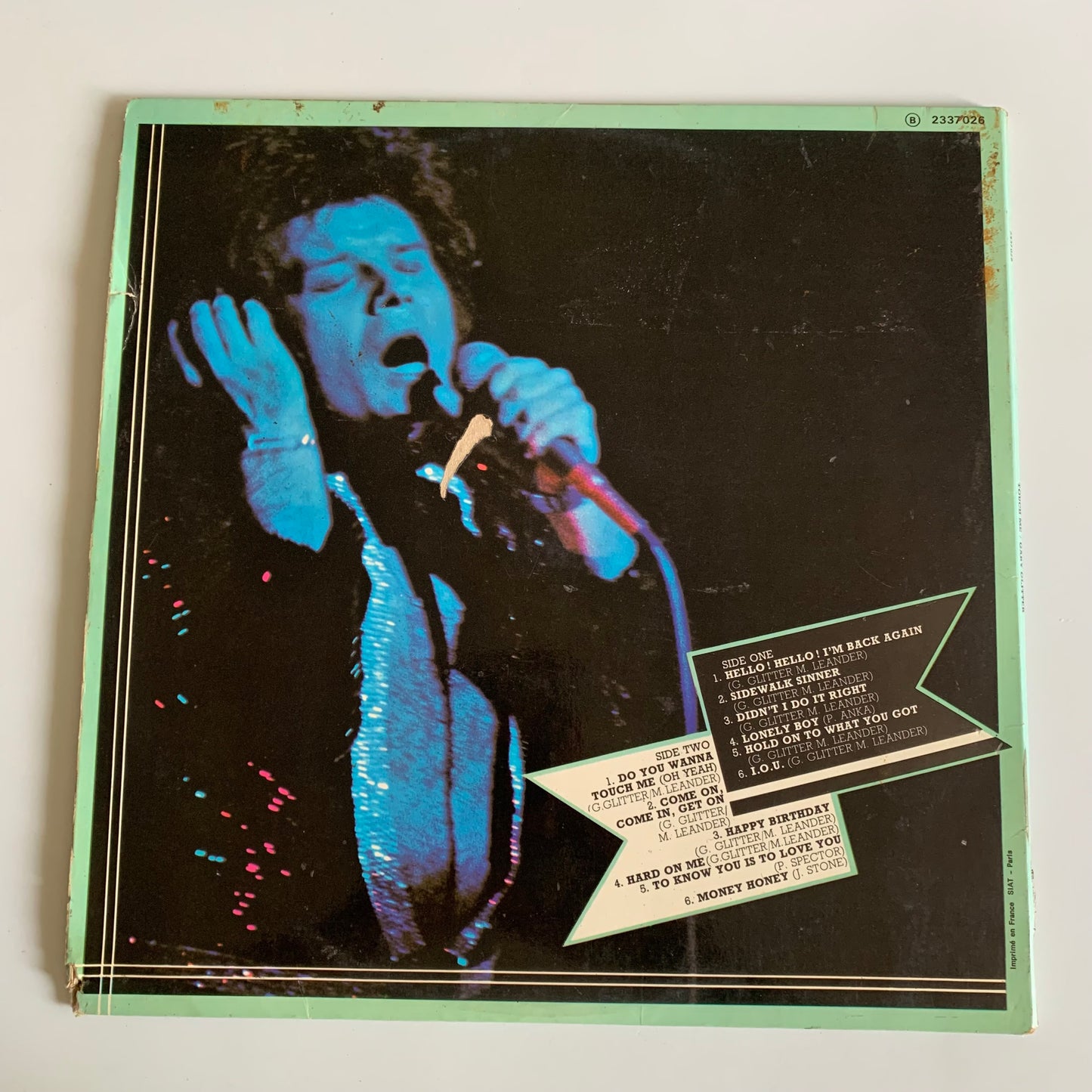 Gary Glitter - Touch Me - LP 1973 Occasion