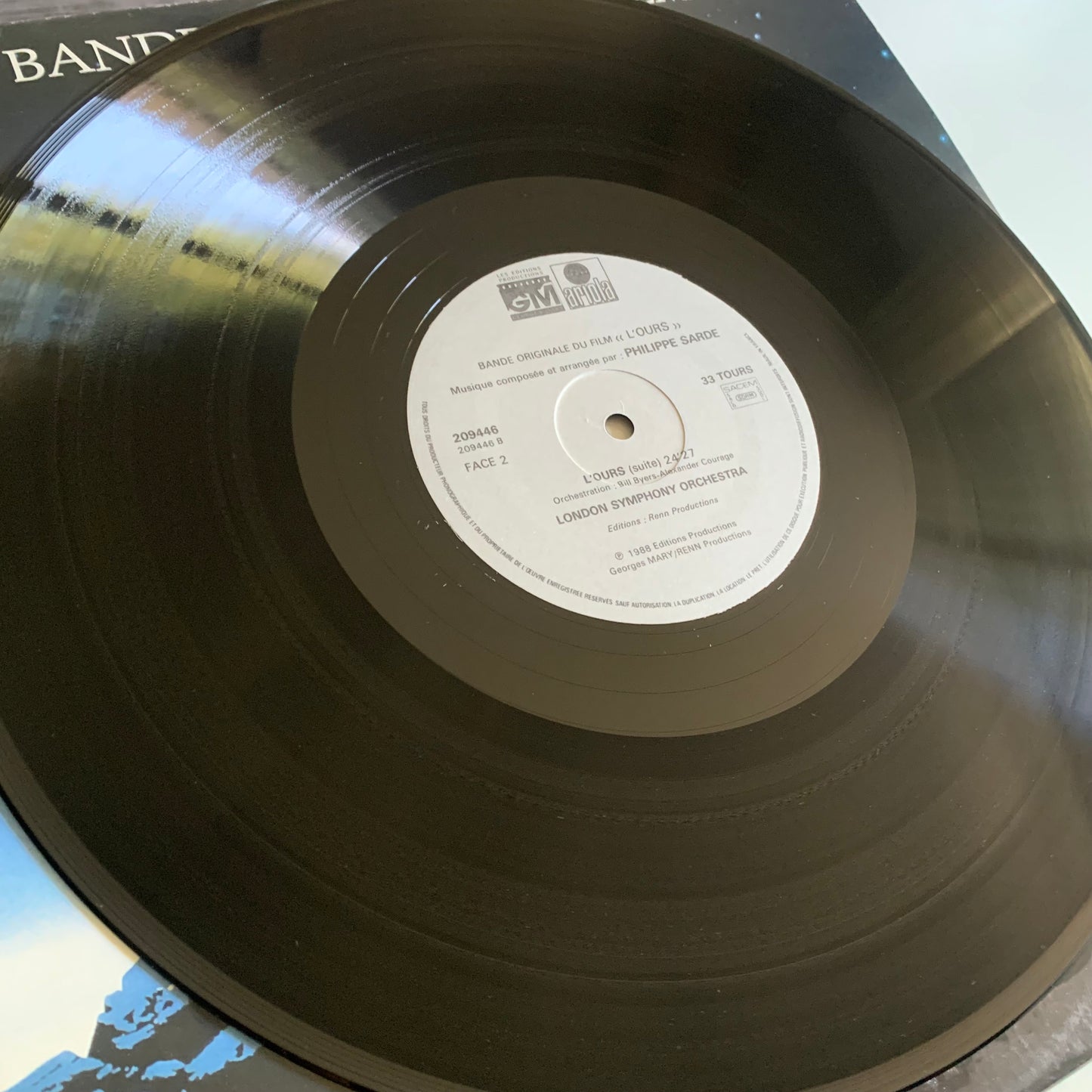 Philippe Sarde - L’ours - Bande Originale du Film - LP 1988 Occasion