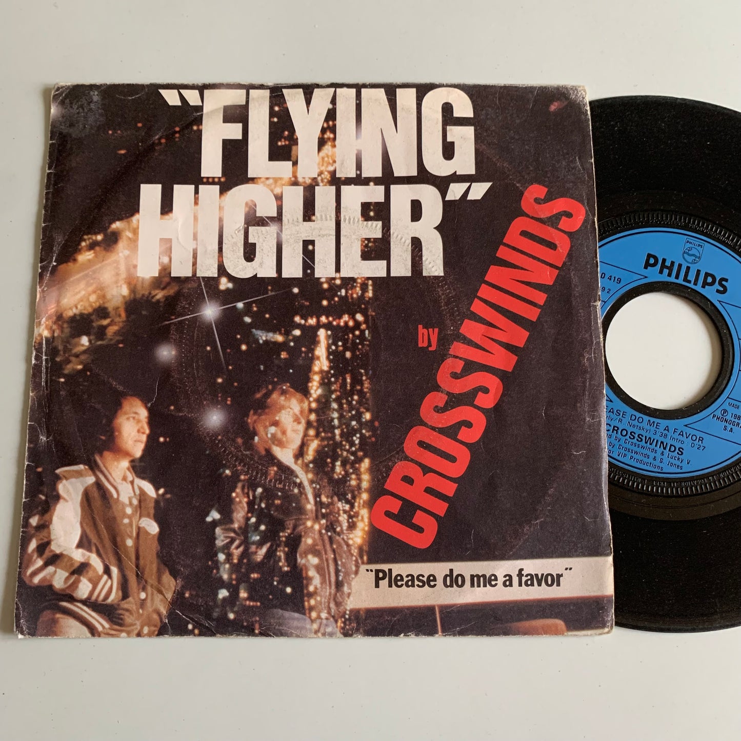 Crosswinds - Flying Higher / Please Do Me A Favor - Single 1981 Occasion