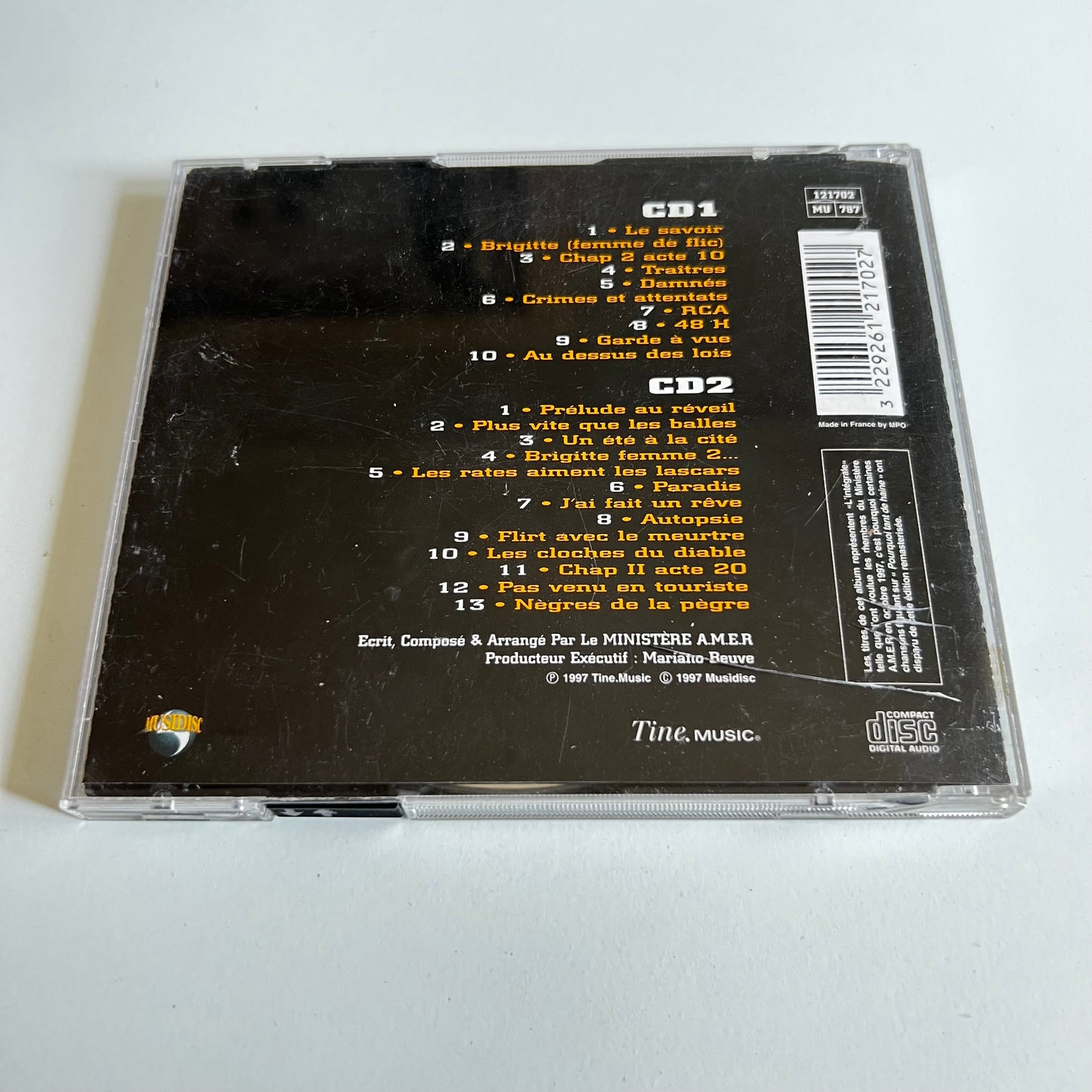 CD - Ministère Amer - L'Intégrale - 1997