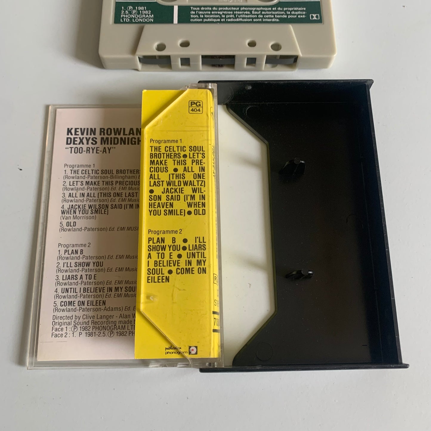 Kevin Rowland - Too-Rye-Ay - 1982 Occasion