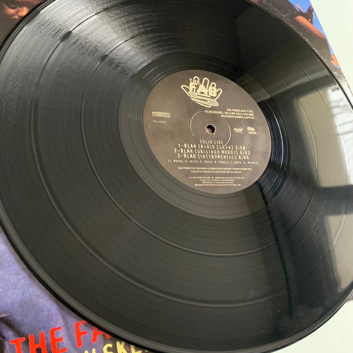 The Fabulous Five - Heltah Skeltah - Originoo Gunn Clappaz - Blah / Leflah - Single 1995