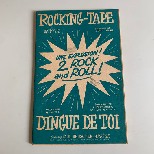 Partitions 2 Rock and Roll - Rocking Tape - Dingue de Toi