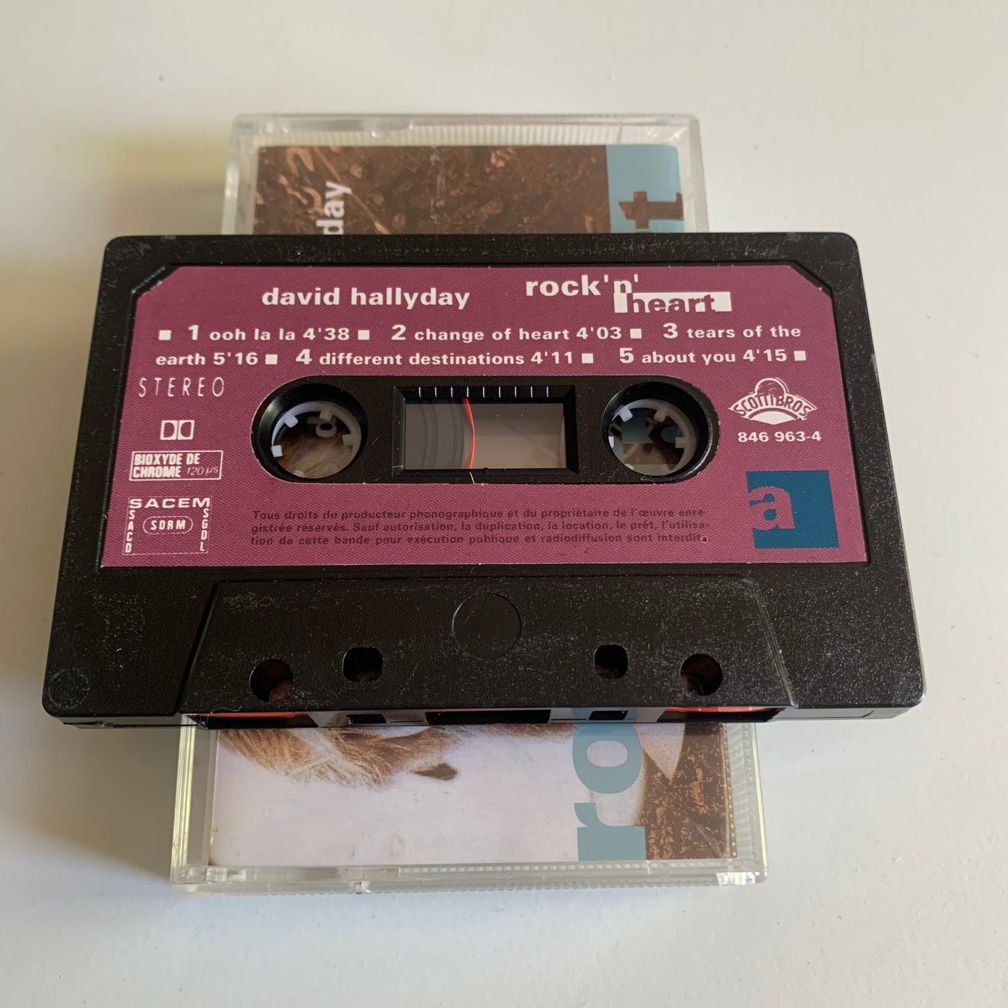 David Hallyday - Rock'n'heart - 1990 Occasion