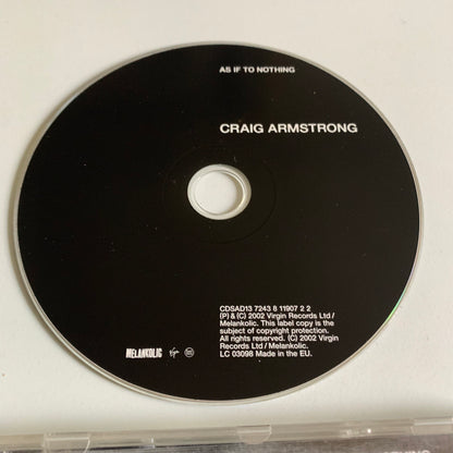 CD - Craig Armstrong - As If To Nothing - 2002 Occasion