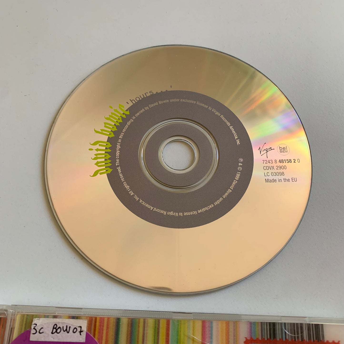 David Bowie - Hours - 1999 Occasion