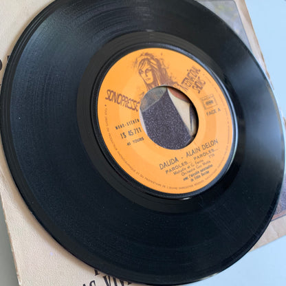 Dalida - Alain Delon - Paroles Paroles - Single 1973